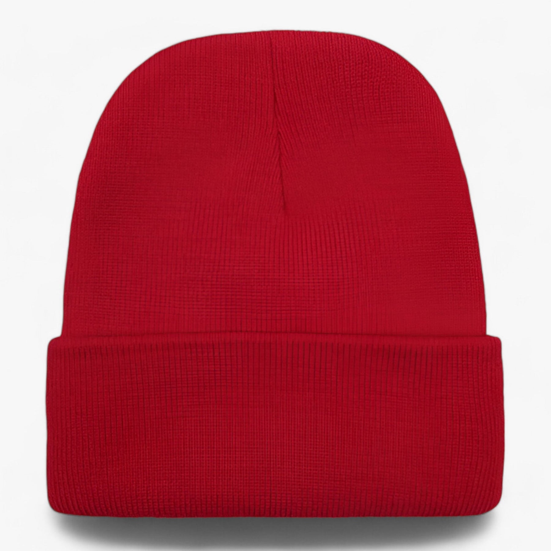 Beanie : Muts Dames Donkergrijs - Unisex Fleece - Zachte Warmte voor Iedereen in Rood van Pantino