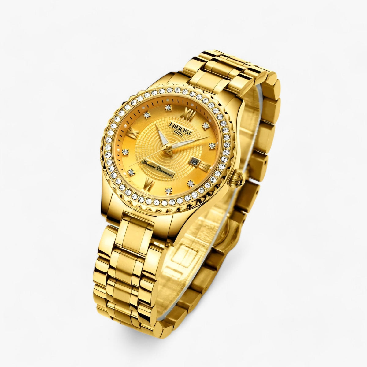 watches : Luxe Damur - Precisie en Stijl Gecombineerd - Goud in van Pantino