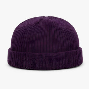 Beanie : Muts Dames Donkergeel - Warme Wintermuts - Comfortabele Vrijetijdstijl voor Iedereen in Paars One size van Pantino