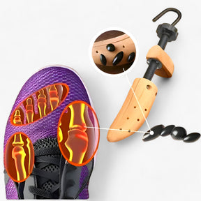 Shoe Stretcher : Schoenverbreder Verstelbaar Hout - Comfortabel & Effectief voor Brede Voeten in van Pantino