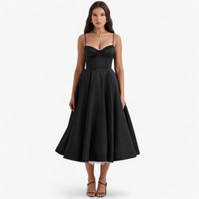 Dress : Elegantie en Comfort voor Elke Gelegenheid in Zwart van Pantino