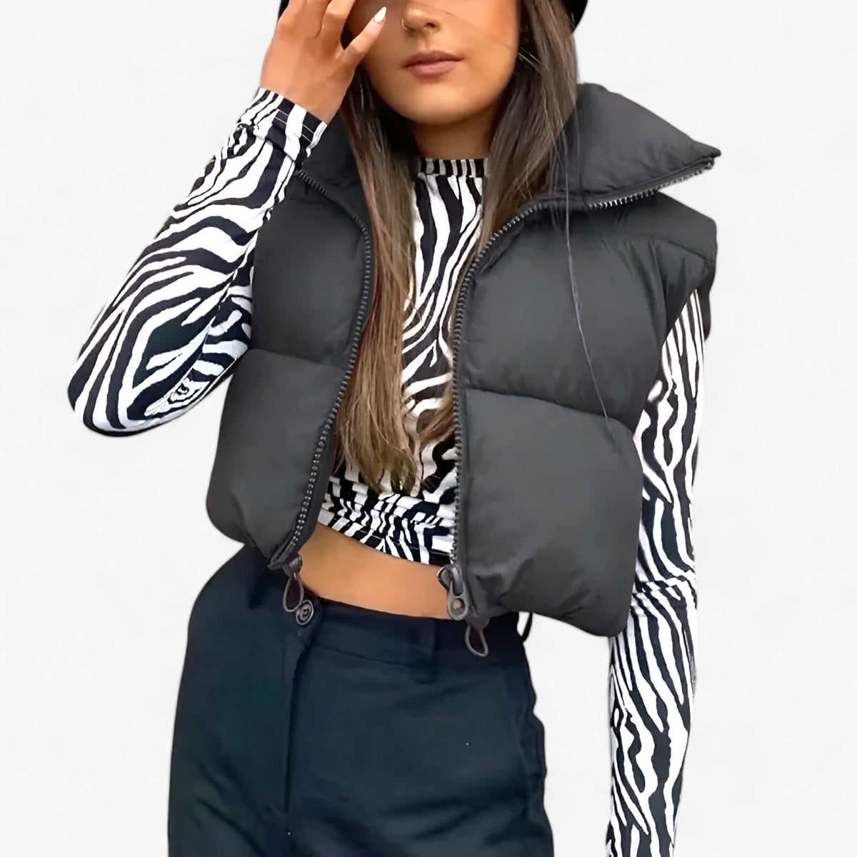 Quilted Vest : Gilet Groen - Gevoerde Winter - Stijlvolle Warmte en Comfort in van Pantino