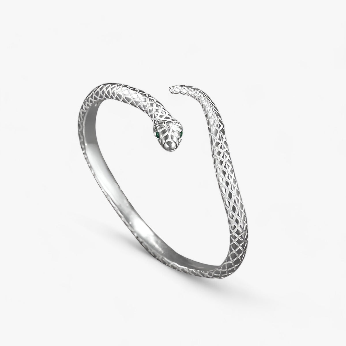 Bracelet : Slangenarmband - Zilveren Charme & Elegant in B029 van Pantino