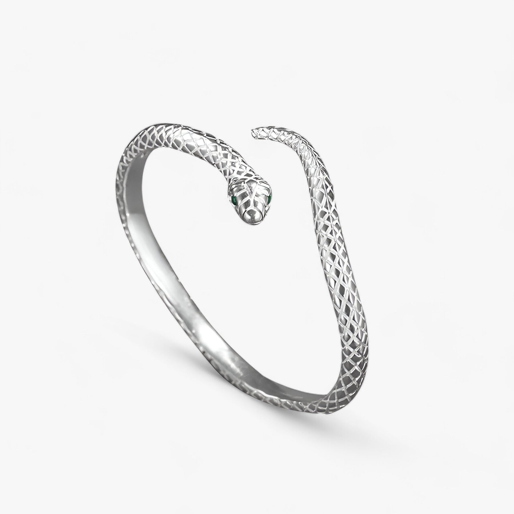 Bracelet : Slangenarmband - Zilveren Charme & Elegant in B029 van Pantino