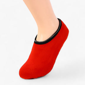 other : Gezellige Bodensokken - Antislipwarmte (1 Paar + 1 Paar Kosteloos) - Blauw in Rood van Pantino
