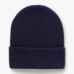Beanie : Muts Dames Donkergrijs - Unisex Fleece - Zachte Warmte voor Iedereen in Marineblauw van Pantino