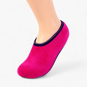 other : Gezellige Bodensokken - Antislipwarmte (1 Paar + 1 Paar Kosteloos) - Blauw in Roze van Pantino