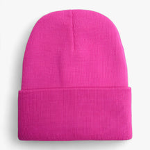 Beanie : Muts Dames Donkergrijs - Unisex Fleece - Zachte Warmte voor Iedereen in Roze Rood van Pantino
