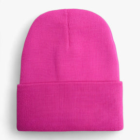 Beanie : Muts Dames Donkergrijs - Unisex Fleece - Zachte Warmte voor Iedereen in Roze Rood van Pantino