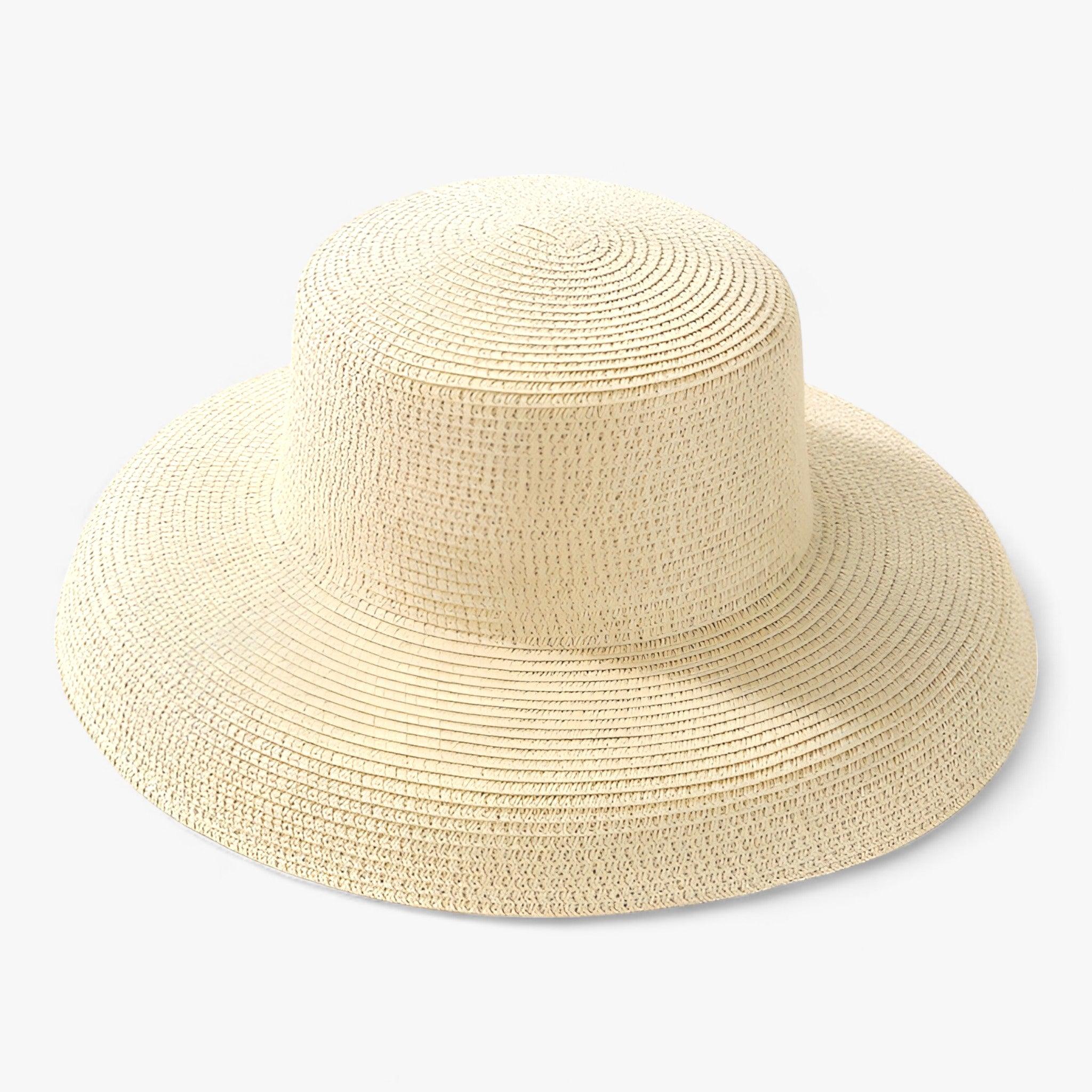 Sun Hat : Modieuze Zomer Zonnehoed - Moeiteloze Stijl en Zonbescherming - Khaki in Beige van Pantino