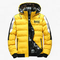 Jack Dames Geel - Herenjacke Herfst-Winter - Warm, Comfortabel Omkeerbaar met Afneembare Kapuze