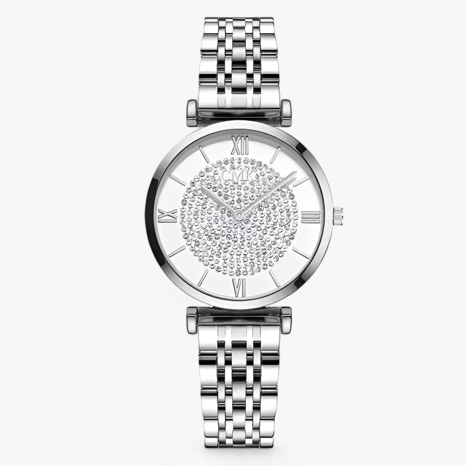 watches : Horloge Dames Zilver - Luxe RVS - Elegant en Tijdloos in Zilver van Pantino