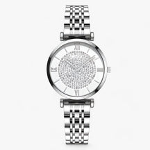 watches : Horloge Dames Zilver - Luxe RVS - Elegant en Tijdloos in Zilver van Pantino