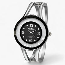 watches : Horloge Dames Hemelblauw - Modieuze Bangle - Elegant en Stijlvol in Zwart van Pantino