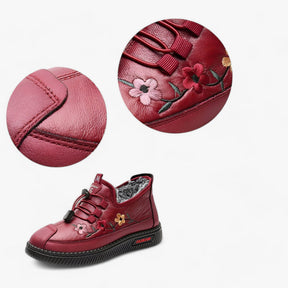 other : Leren Mocassins Dames met Bont - Zachte Sloffen - Warm en Comfortabel in van Pantino