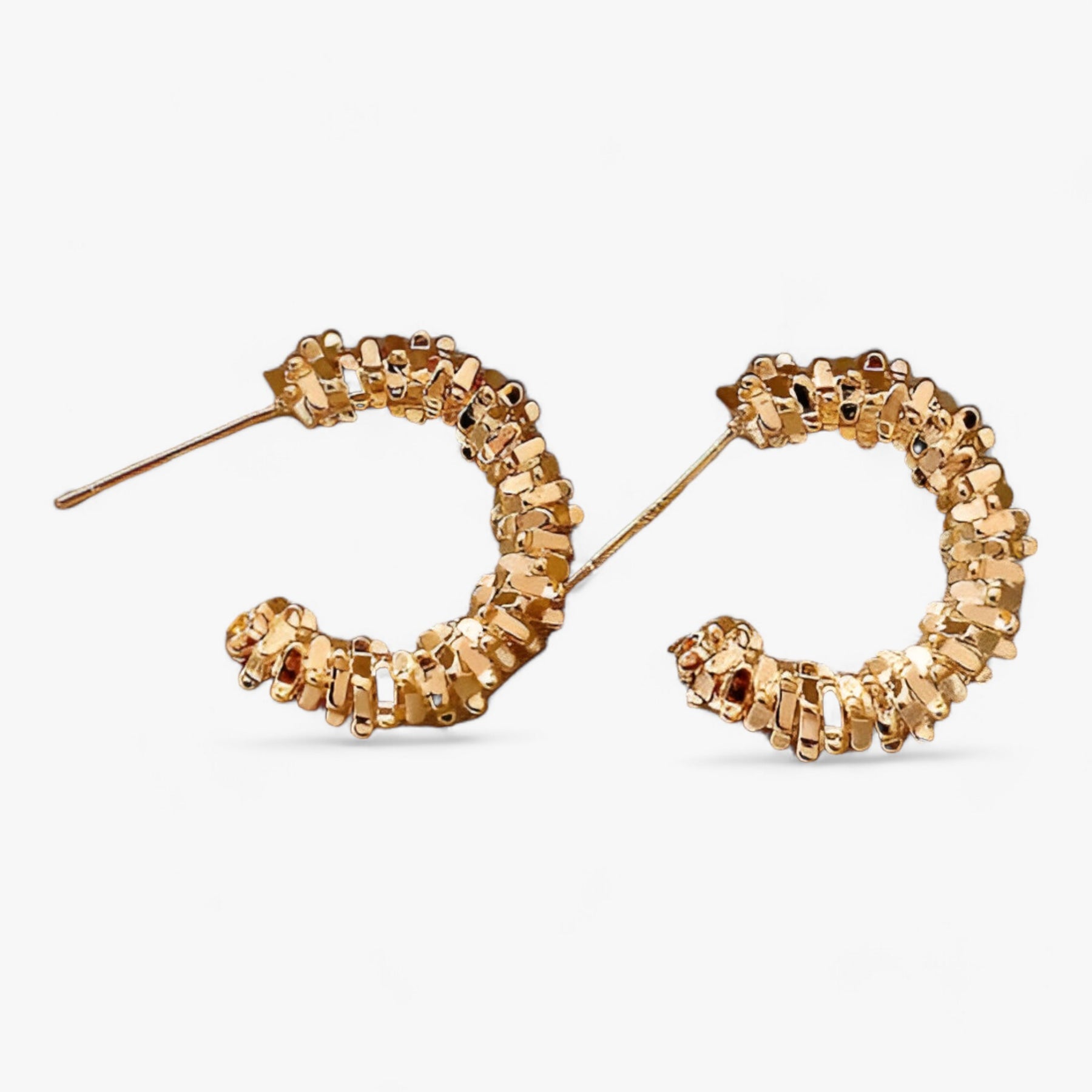 Earrings : Oorbellen Dames - Gedraaide Golf - Vintage Luxe in van Pantino