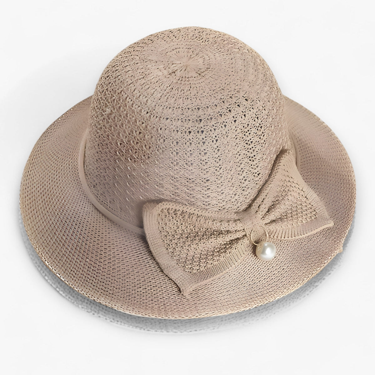 Sun Hat : Vrouwen Zonnehoed - Verdampende Zonnebrandbescherming in Koffie Één maat van Pantino