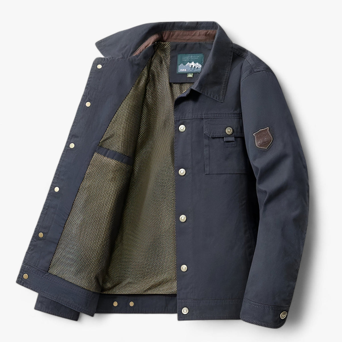Bomber Jacket : Jack Heren Blauw - Bomberjack - Tactische Comfort in Blauw van Pantino