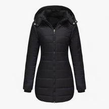 Parka : Lange Parka met Capuchon - Ultieme Warmte voor de Winter in Zwart van Pantino
