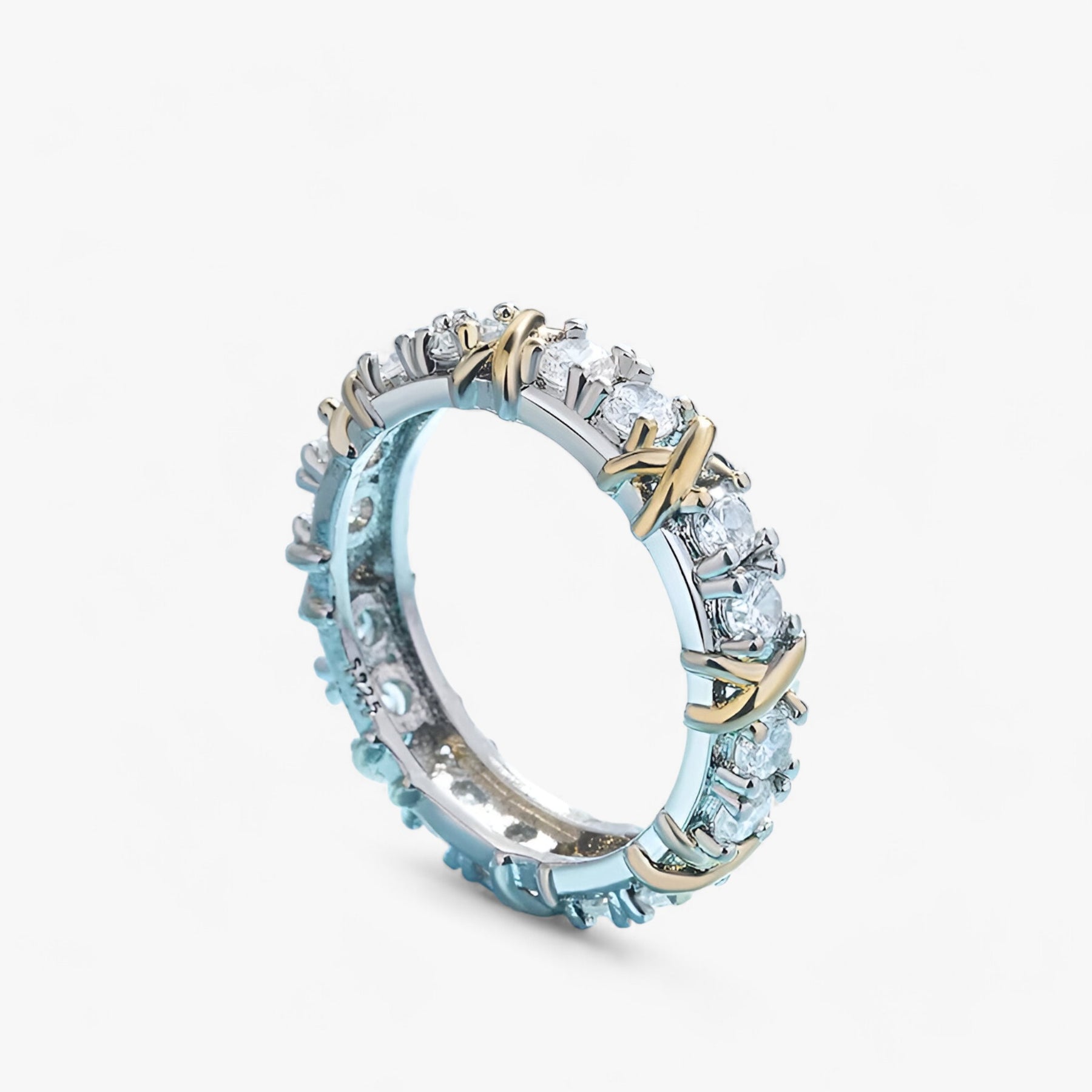 Ring : Ring Dames Zilver - Sterling Zircon - Luxe Verloving in van Pantino