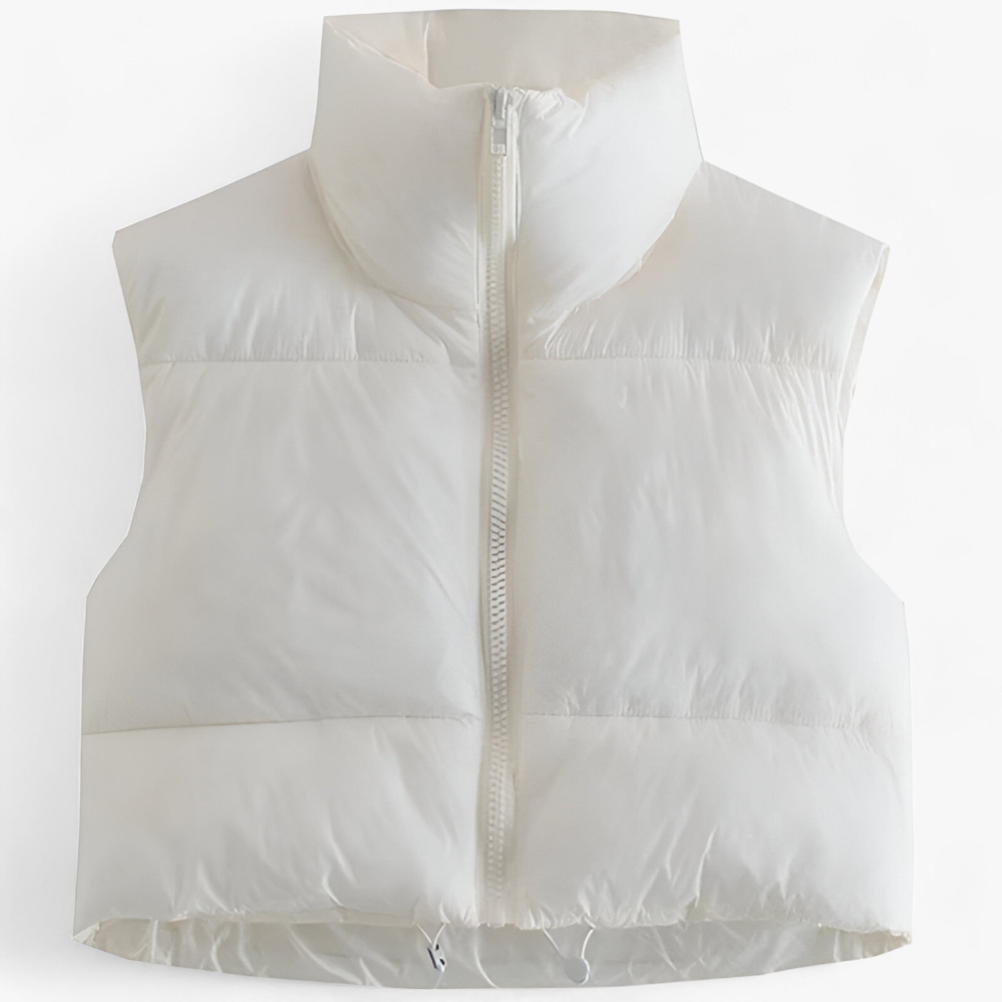 Quilted Vest : Gilet Groen - Gevoerde Winter - Stijlvolle Warmte en Comfort in Met van Pantino