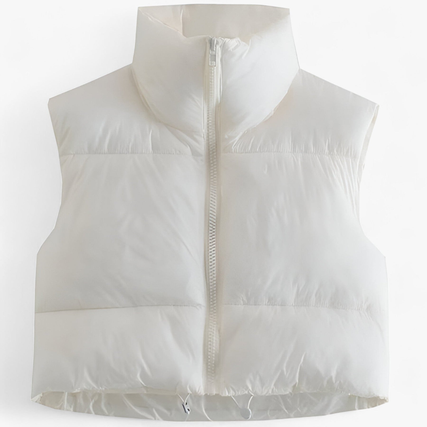 Quilted Vest : Gilet Groen - Gevoerde Winter - Stijlvolle Warmte en Comfort in Met van Pantino