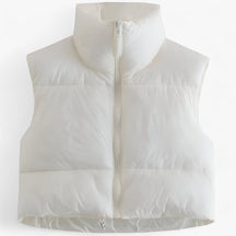 Quilted Vest : Gilet Groen - Gevoerde Winter - Stijlvolle Warmte en Comfort in Met van Pantino