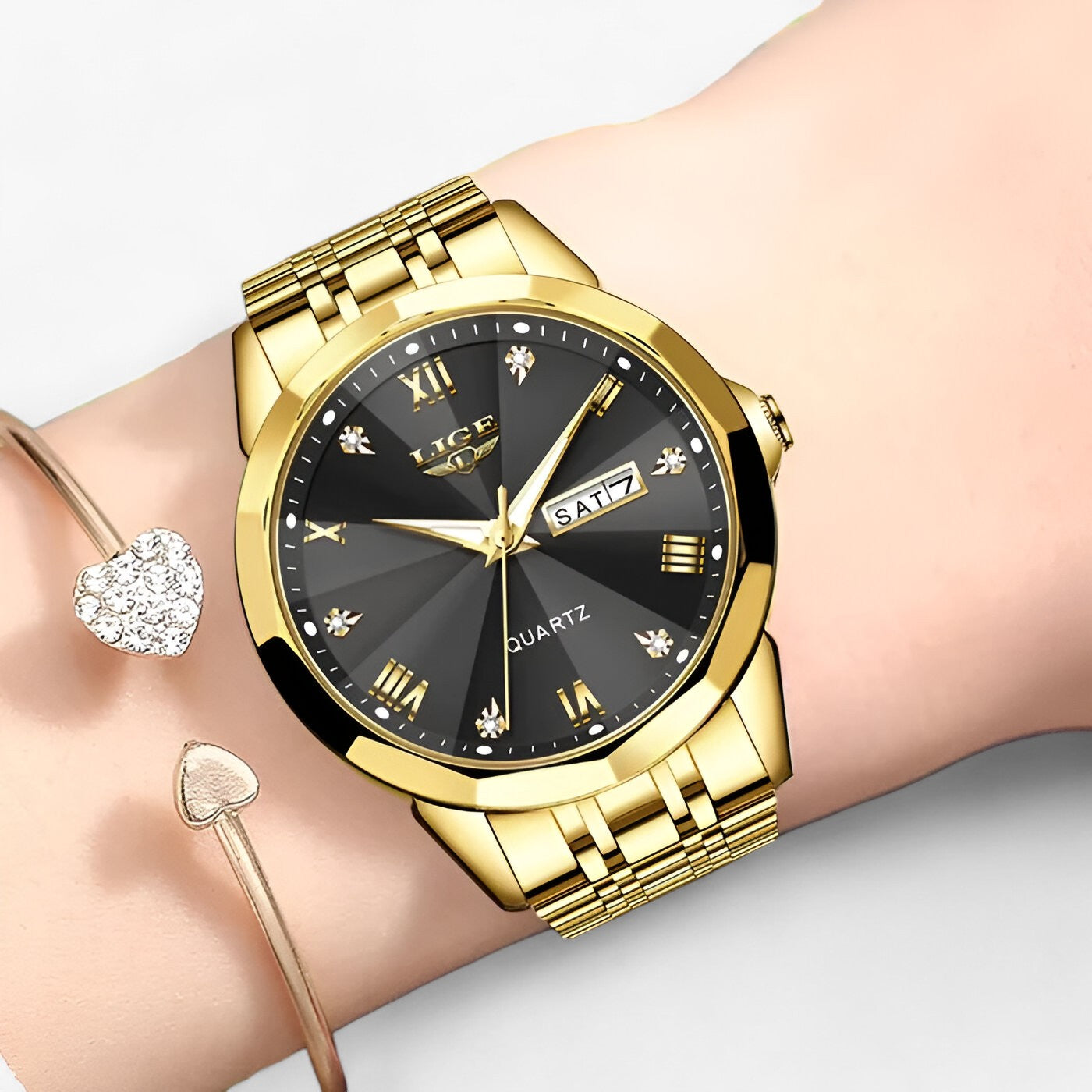 watches : Elise Damur - Elegant en Praktisch voor Elke Gelegenheid - Zilver Zwart in van Pantino