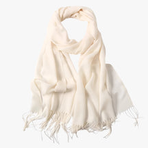 Scarf : Sjaal Dames Koninklijk Blauw - Lange Winter van Tessale voor - Elegant en Veelzijdig in Beige 200x68cm van Pantino