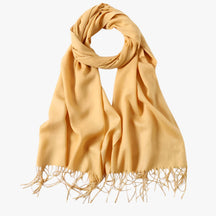 Scarf : Sjaal Dames Koninklijk Blauw - Lange Winter van Tessale voor - Elegant en Veelzijdig in Gember 200x68cm van Pantino