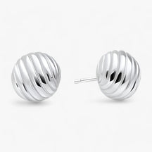 Earrings : Klassieke Charme en Verfijning - Goud in Zilverkleurig van Pantino