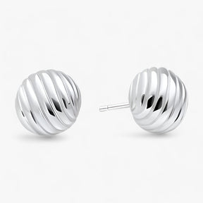Earrings : Klassieke Charme en Verfijning - Goud in Zilverkleurig van Pantino