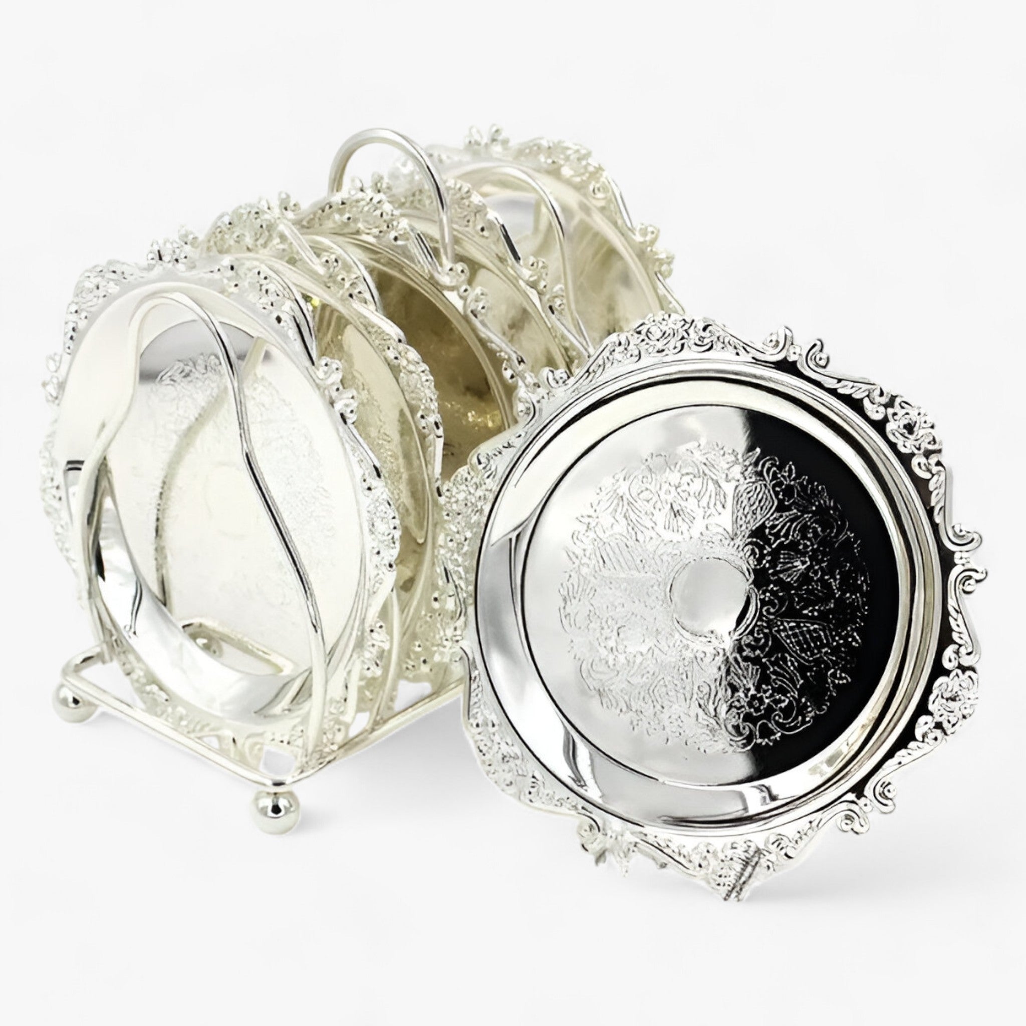 home & garden : In Verguld Zinklegering - Vintage Bar Decor - Goud 6Stuks in Zilver 6Stuks van Pantino