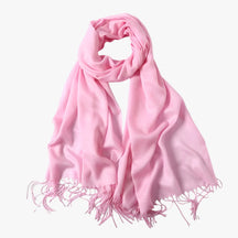 Scarf : Sjaal Dames Koninklijk Blauw - Lange Winter van Tessale voor - Elegant en Veelzijdig in Roze 200x68cm van Pantino