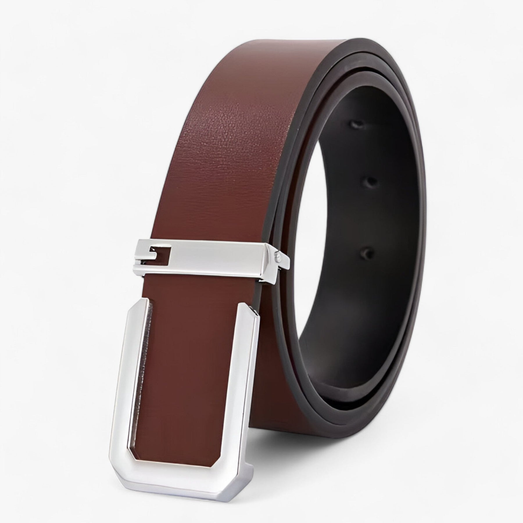 Belt : Riem Wit - Echt Leren - Luxe & Stijl in Wit van Pantino