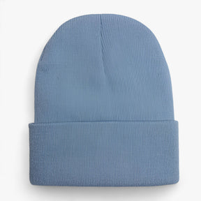 Beanie : Muts Dames Donkergrijs - Unisex Fleece - Zachte Warmte voor Iedereen in Hemelblauw van Pantino