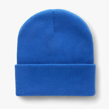 Beanie : Muts Dames Donkergrijs - Unisex Fleece - Zachte Warmte voor Iedereen in Zee blauw van Pantino