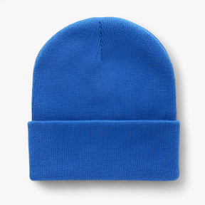 Beanie : Muts Dames Donkergrijs - Unisex Fleece - Zachte Warmte voor Iedereen in Zee blauw van Pantino