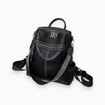 bags : Leren Handtas Dames - Tijdloos Elegant Allure - PU-Leer in Zwart van Pantino