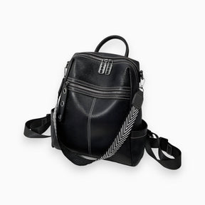 bags : Leren Handtas Dames - Tijdloos Elegant Allure - PU-Leer in Zwart van Pantino