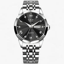 watches : Elise Damur - Elegant en Praktisch voor Elke Gelegenheid - Zilver Zwart in Zilver zwart van Pantino