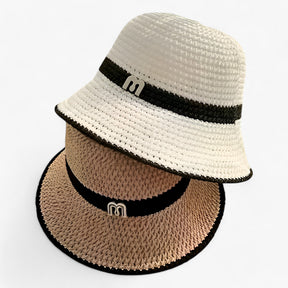 Sun Hat : Zomerhoed voor Dames - Brede Rand voor Bescherming Tegen de Zon - Khaki in van Pantino