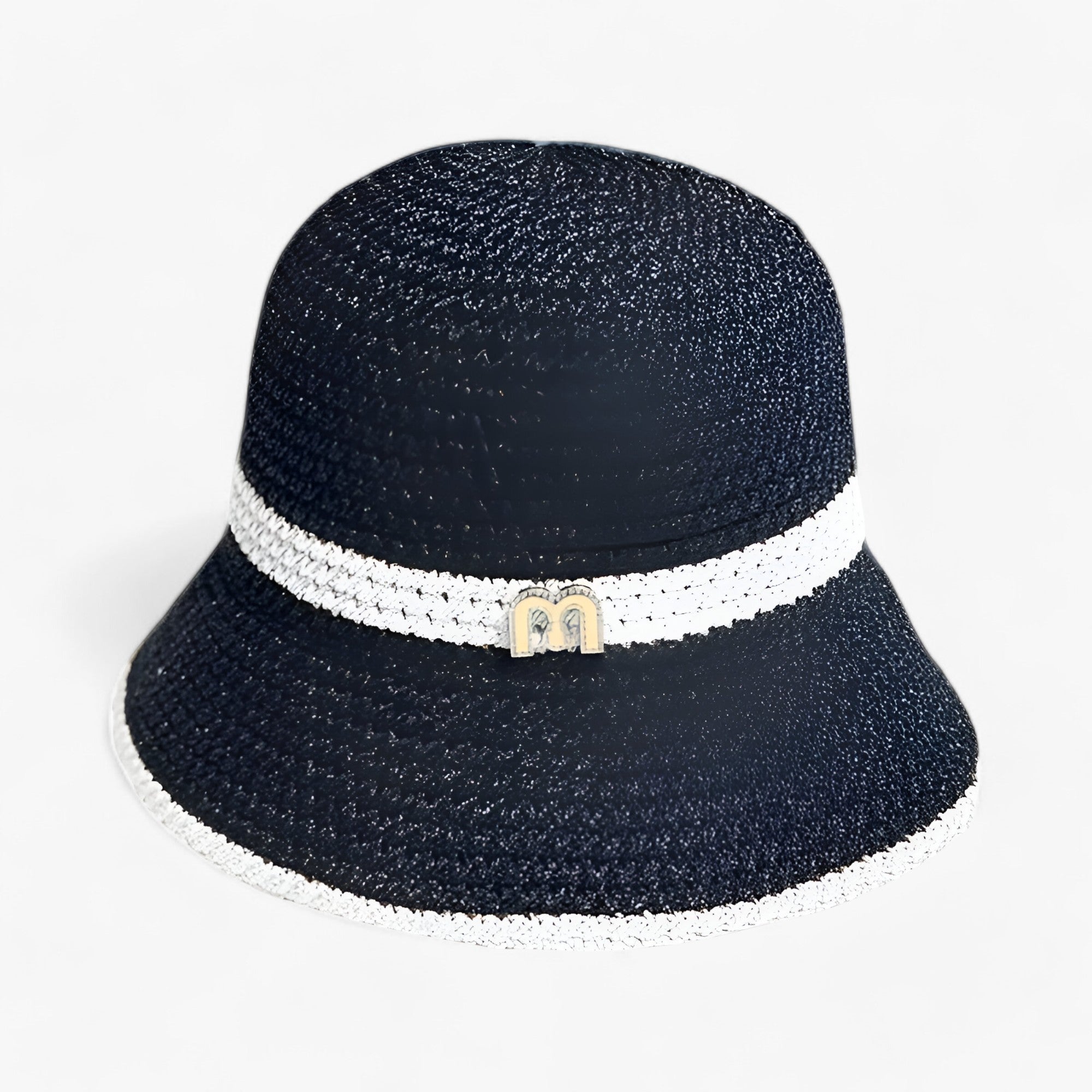 Sun Hat : Zomerhoed voor Dames - Brede Rand voor Bescherming Tegen de Zon - Khaki in Zwart van Pantino