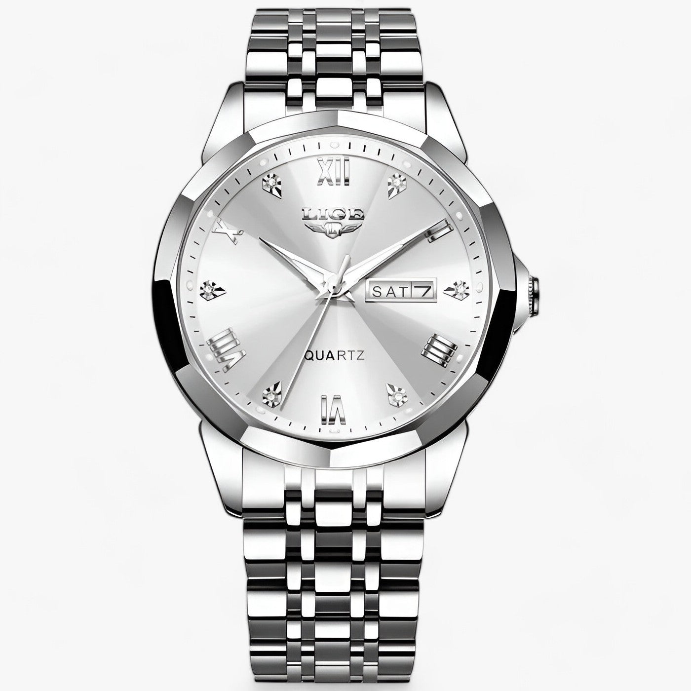 watches : Elise Damur - Elegant en Praktisch voor Elke Gelegenheid - Zilver Zwart in Zilver wit van Pantino