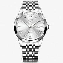 watches : Elise Damur - Elegant en Praktisch voor Elke Gelegenheid - Zilver Zwart in Zilver wit van Pantino