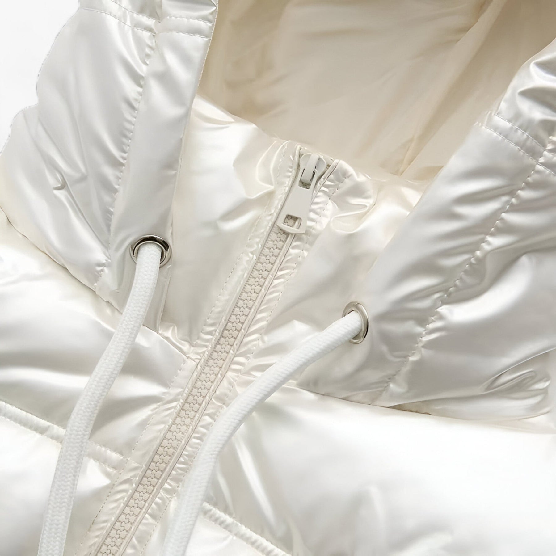 Anorak : Cap Dames Zwart - Elegante Anorak met Capuchon in van Pantino