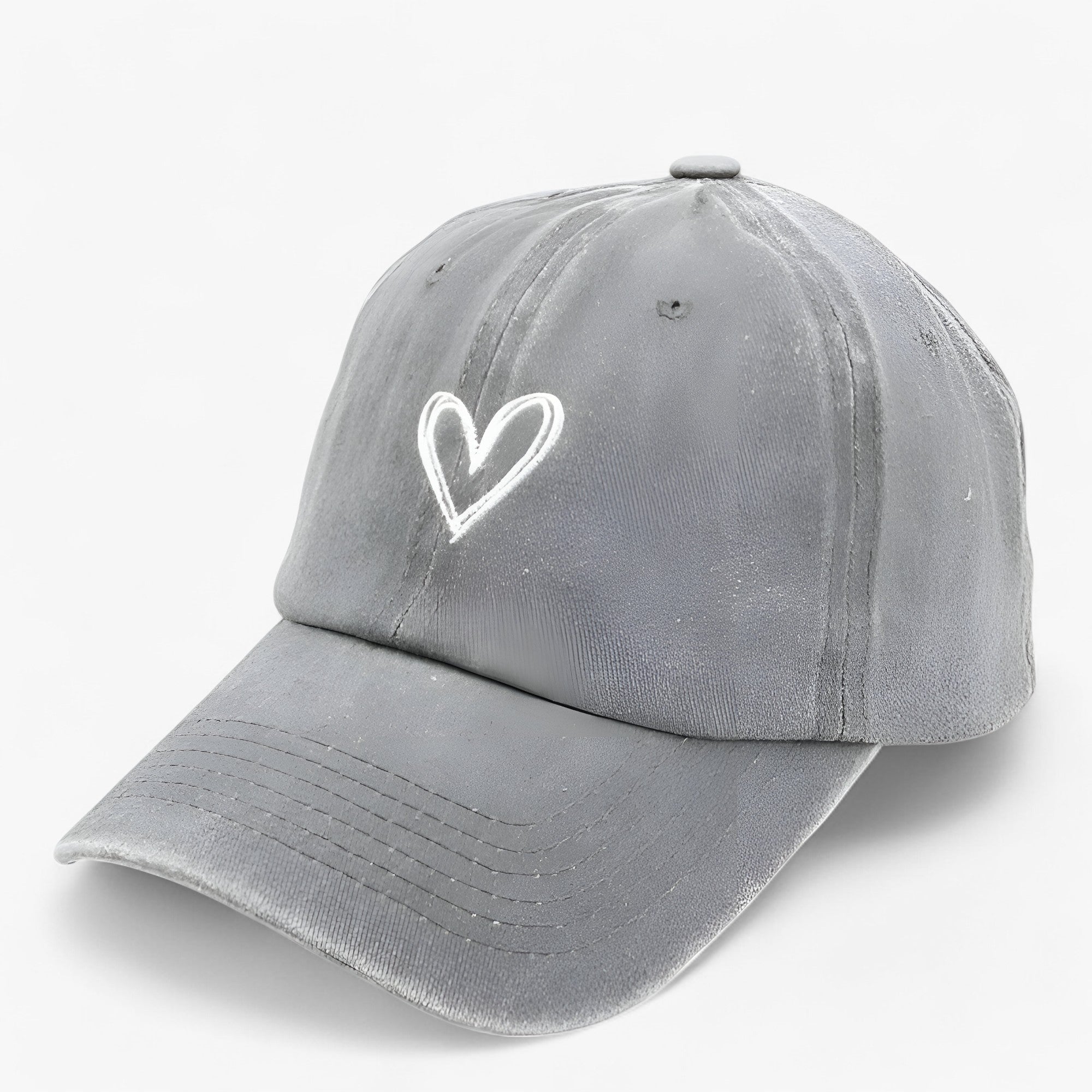 Baseball Cap : Verstelbare Baseballpet - Retro Charme & Zonnebescherming - Zwart in Grijs van Pantino