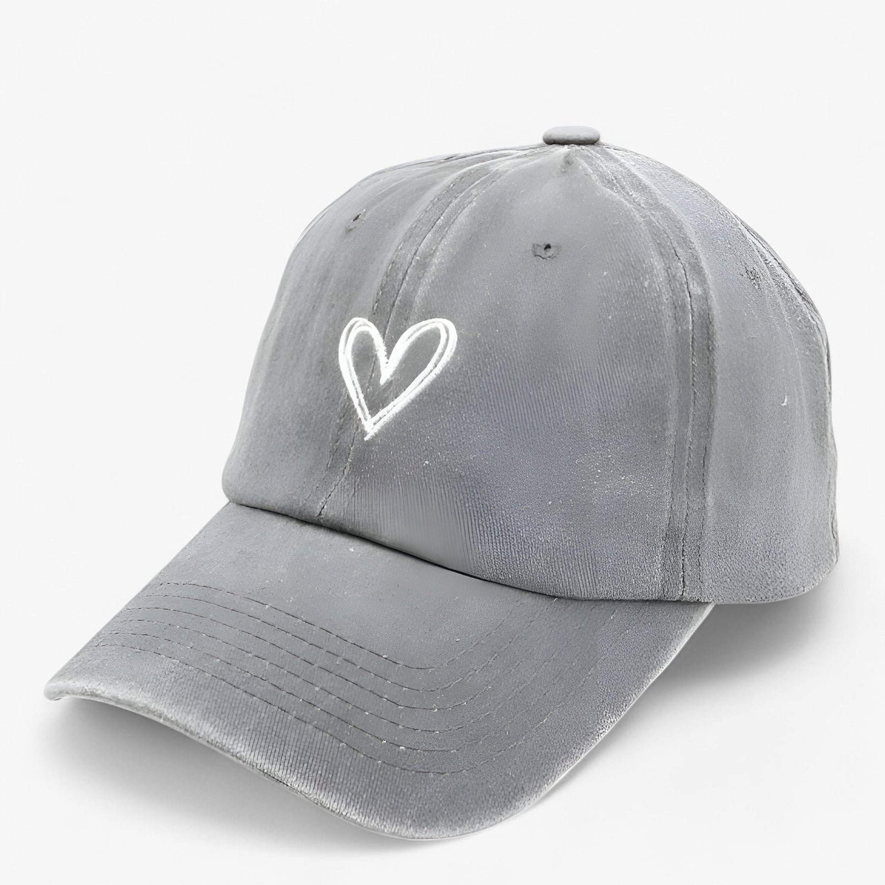 Baseball Cap : Verstelbare Baseballpet - Retro Charme & Zonnebescherming - Zwart in Grijs van Pantino