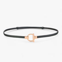 Belt : Elegante Riem Dames - Veilige Pasvorm met Gouden Gesp - Rood in Zwart 97cm van Pantino