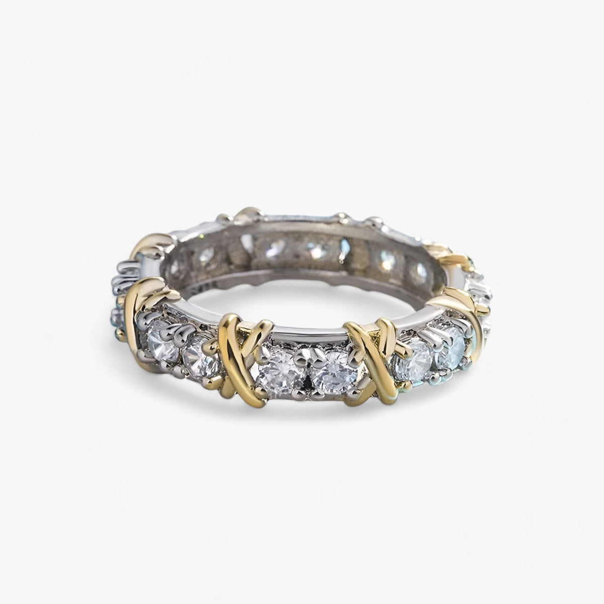 Ring : Ring Dames Zilver - Sterling Zircon - Luxe Verloving in van Pantino